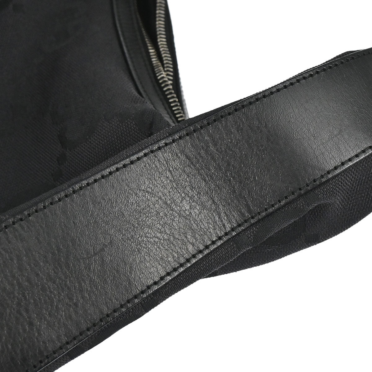 Gucci Black GG Canvas Hobo Bag