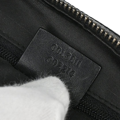 Gucci Black GG Canvas Hobo Bag