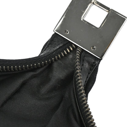 Gucci Black GG Canvas Hobo Bag
