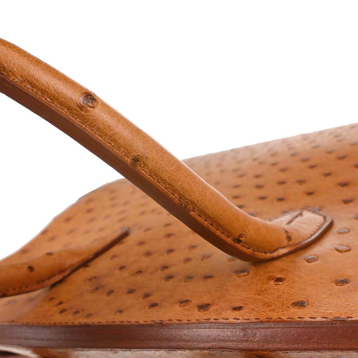 Hermes *Chestnut Ostrich Birkin 35 Handbag