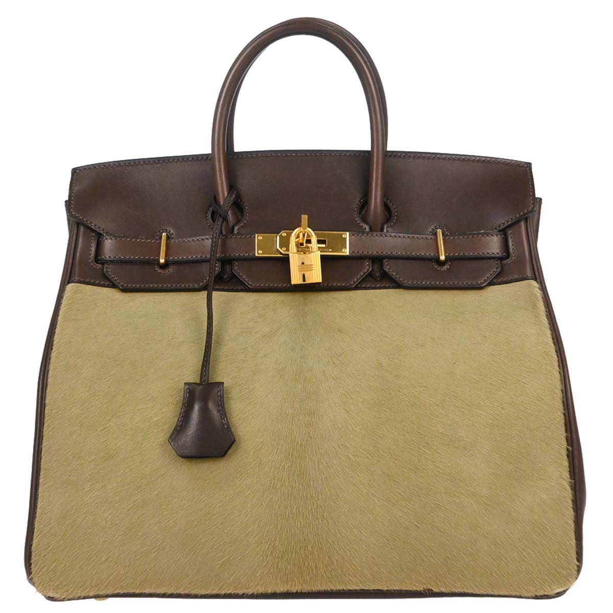 Hermes Ebene Evercalf Veau Troika Haut a Courroies 32 Handbag