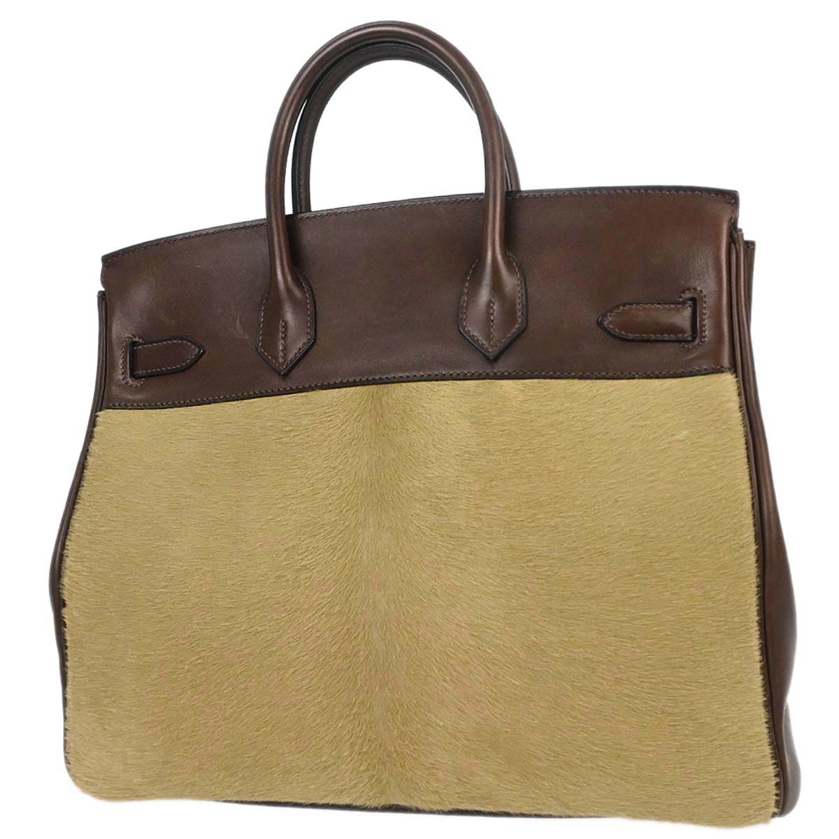 Hermes Ebene Evercalf Veau Troika Haut a Courroies 32 Handbag
