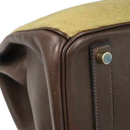 Hermes Ebene Evercalf Veau Troika Haut a Courroies 32 Handbag