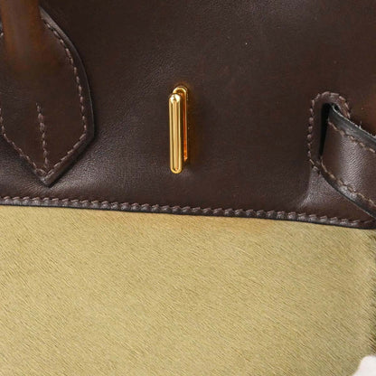 Hermes Ebene Evercalf Veau Troika Haut a Courroies 32 Handbag
