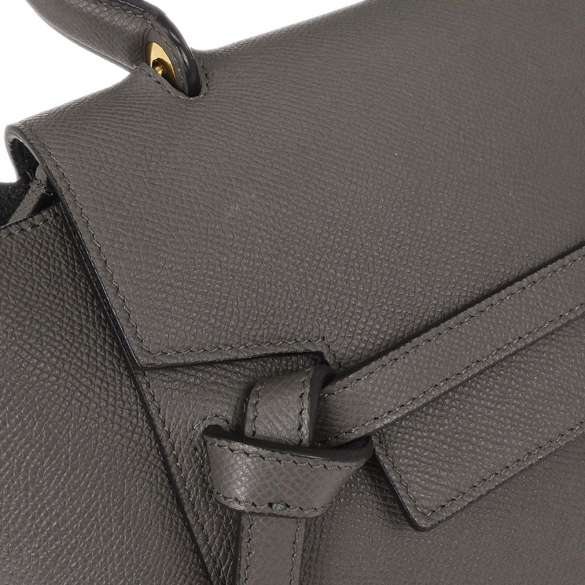 Celine Gray Belt Bag 2way Shoulder Handbag