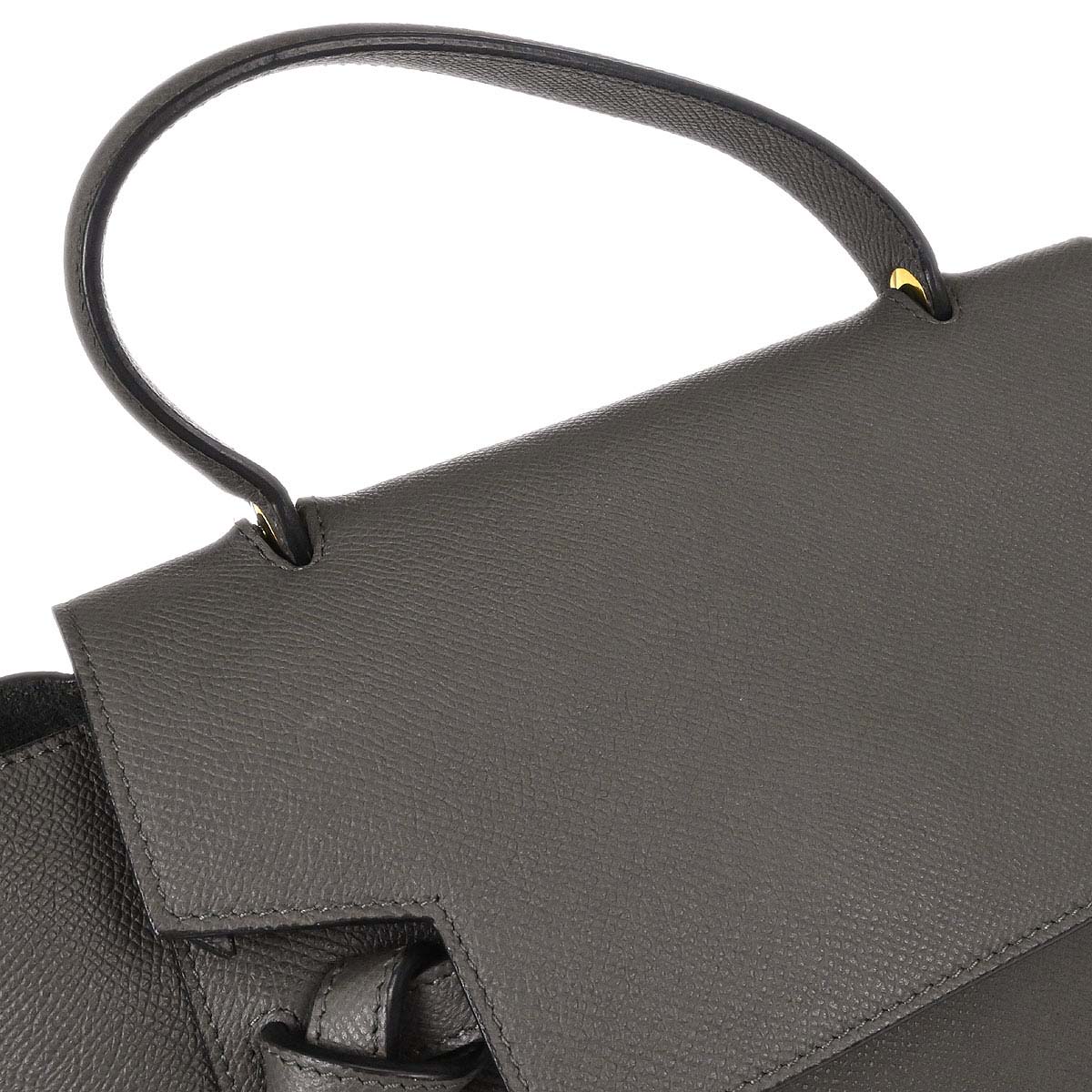 Celine Gray Belt Bag 2way Shoulder Handbag