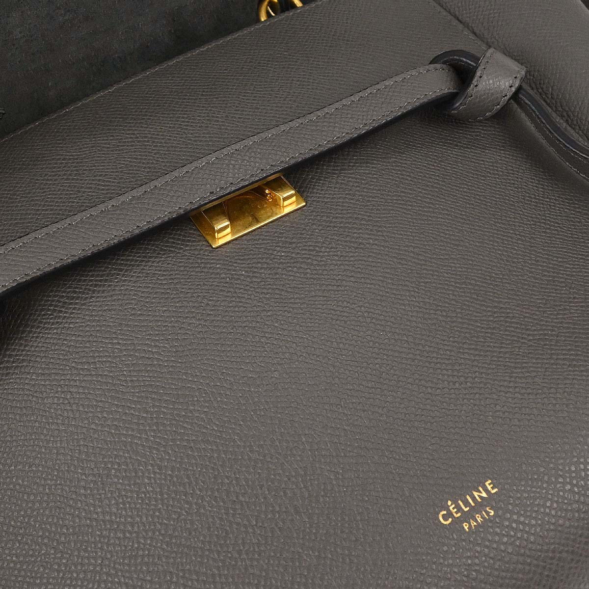 Celine Gray Belt Bag 2way Shoulder Handbag