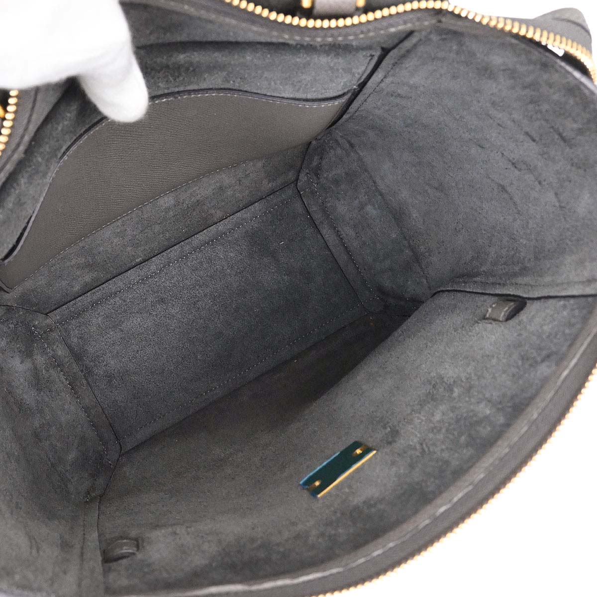 Celine Gray Belt Bag 2way Shoulder Handbag