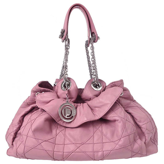 Christian Dior Pink Lambskin Le Trente Handbag