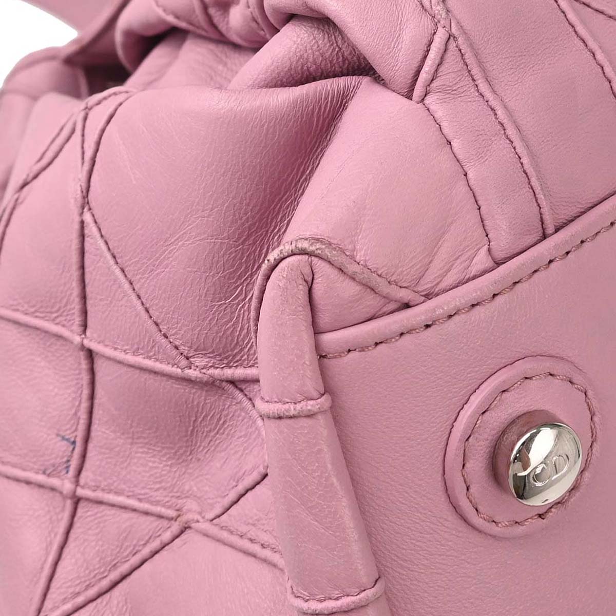 Christian Dior Taiwan Limited Pink Lambskin Le Trente Handbag