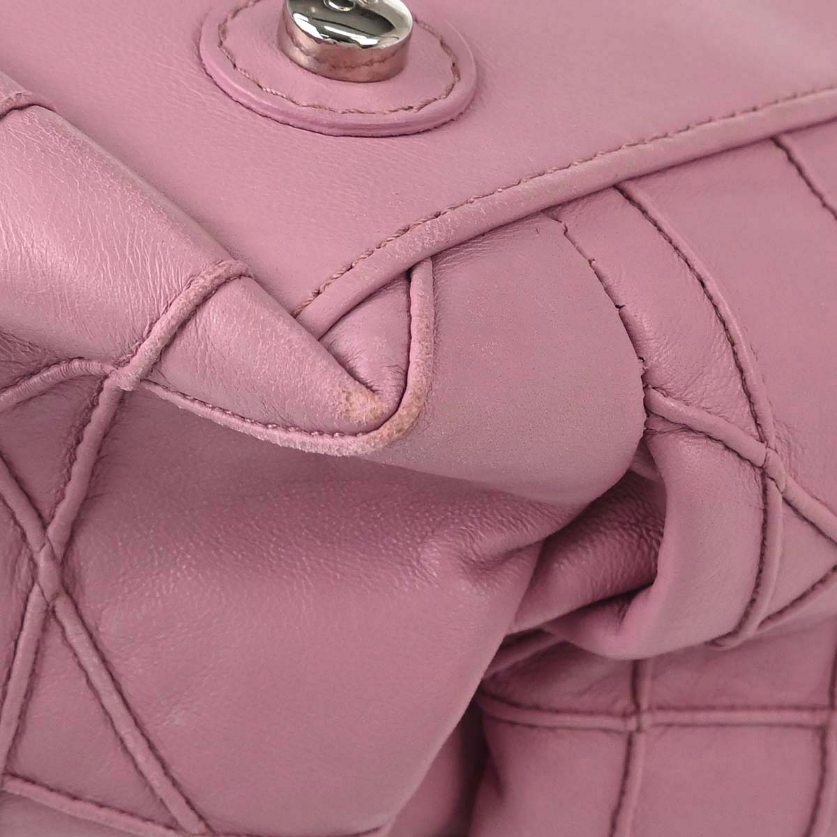 Christian Dior Taiwan Limited Pink Lambskin Le Trente Handbag