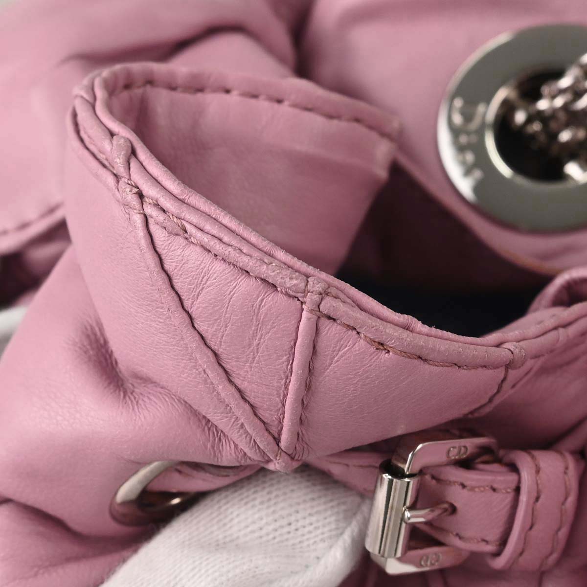 Christian Dior Taiwan Limited Pink Lambskin Le Trente Handbag