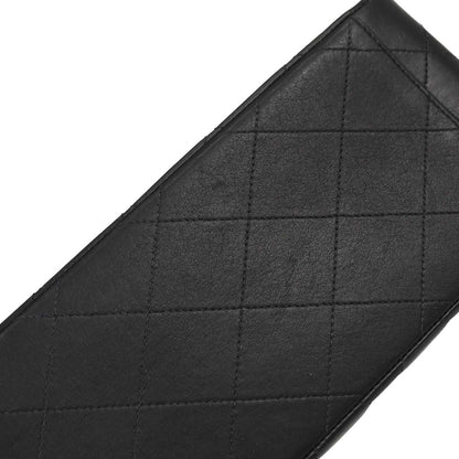 Chanel 1991-1994 Black Lambskin Maxi Classic Flap Shoulder Bag