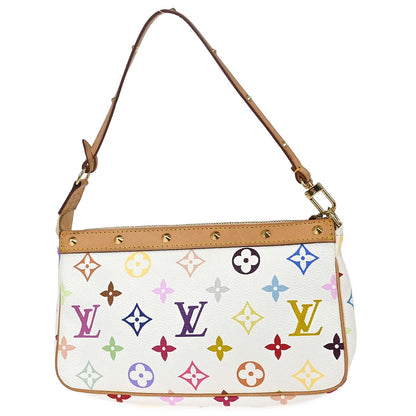 Louis Vuitton White Multicolor Pochette Accessoires M92649