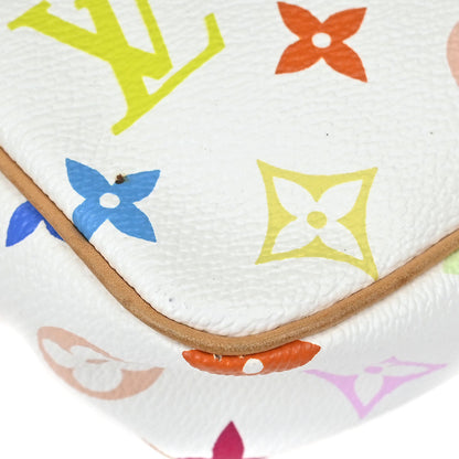 Louis Vuitton White Multicolor Pochette Accessoires M92649