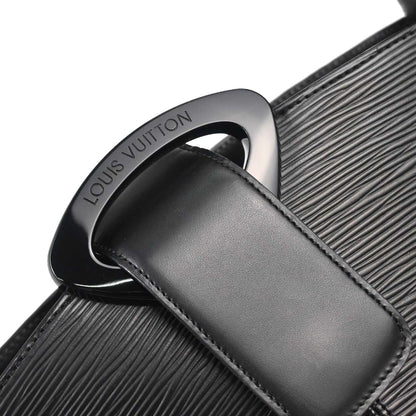 Louis Vuitton Black Epi Reverie Shoulder Bag M52162