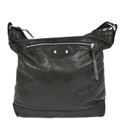 Balenciaga Black Lambskin The Day Shoulder Bag