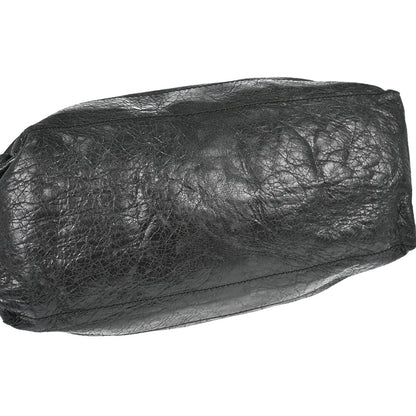 Balenciaga Black Lambskin The Day Shoulder Bag