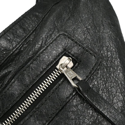Balenciaga Black Lambskin The Day Shoulder Bag