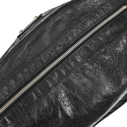 Balenciaga Black Lambskin The Day Shoulder Bag
