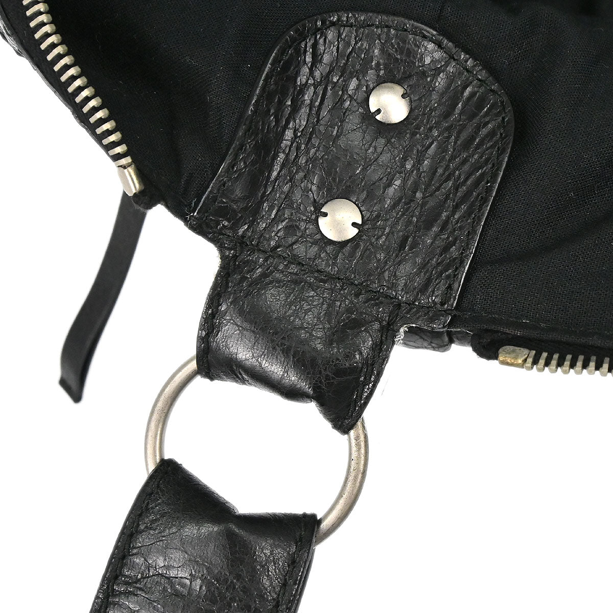 Balenciaga Black Lambskin The Day Shoulder Bag