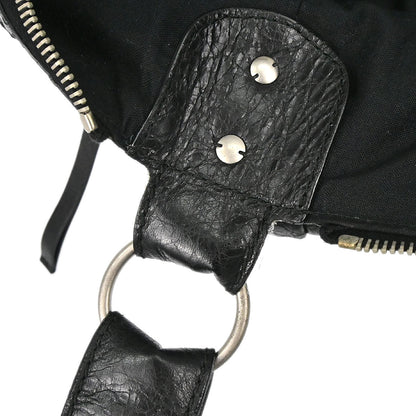 Balenciaga Black Lambskin The Day Shoulder Bag