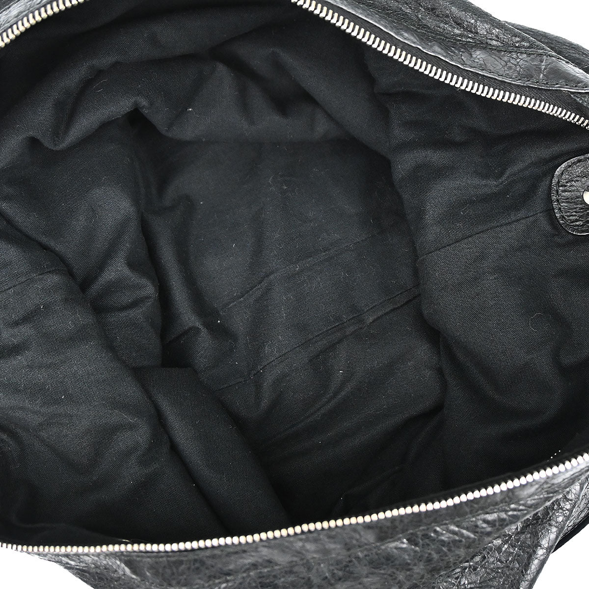 Balenciaga Black Lambskin The Day Shoulder Bag