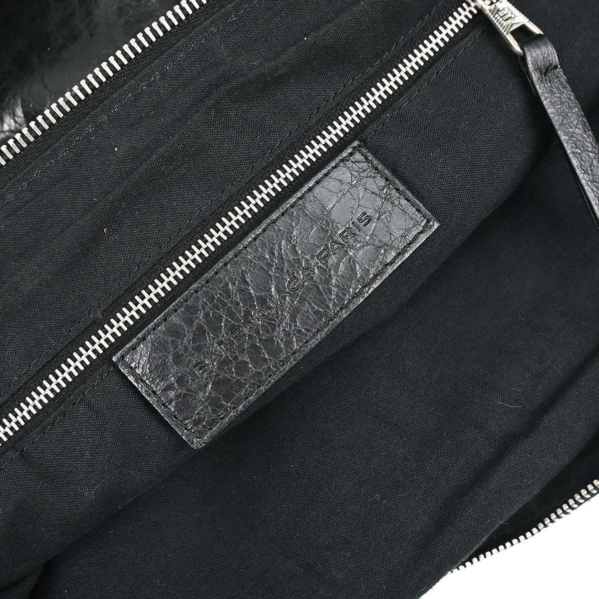 Balenciaga Black Lambskin The Day Shoulder Bag