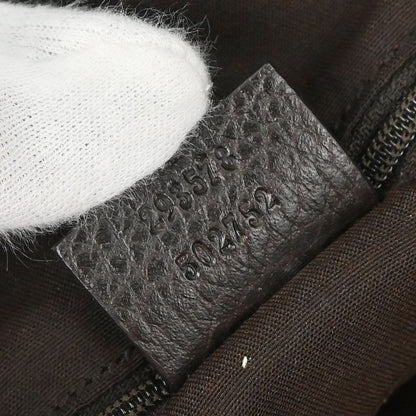 Gucci Brown Nylon GG Abbey D-ring Tote Bag