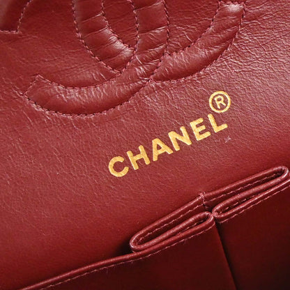 Chanel 1991-1994 Black Lambskin Small Classic Double Flap Shoulder Bag