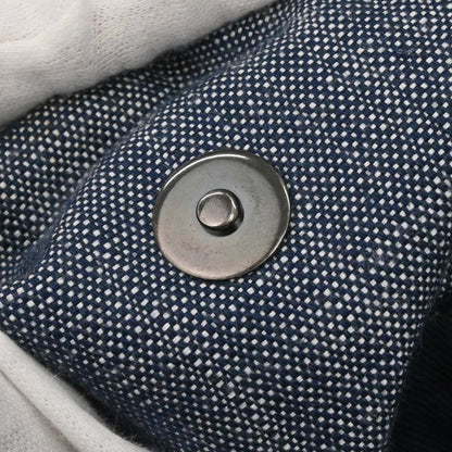 Chanel 2016-2017 Blue Quilted Denim Airlines Buckle 2way Shoulder Tote Handbag