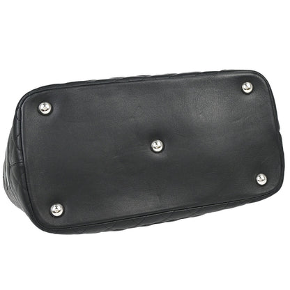 Chanel Black Calfskin Cambon Ligne Tote Handbag