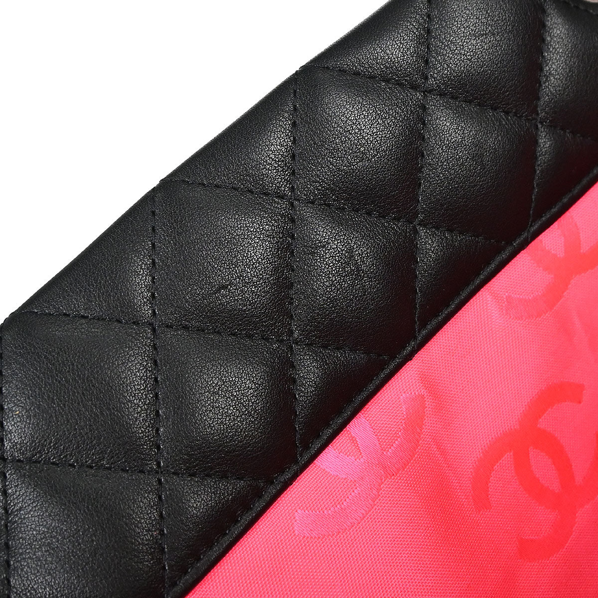 Chanel Black Calfskin Cambon Ligne Tote Handbag