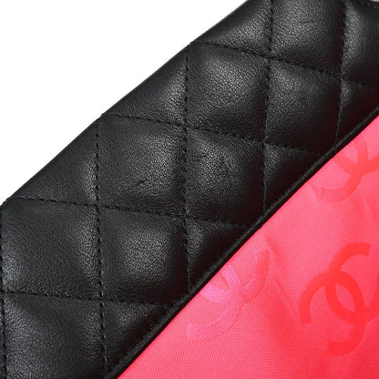 Chanel Black Calfskin Cambon Ligne Tote Handbag
