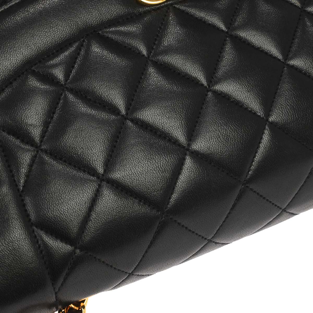 Chanel Black Lambskin Medium Diana Shoulder Bag