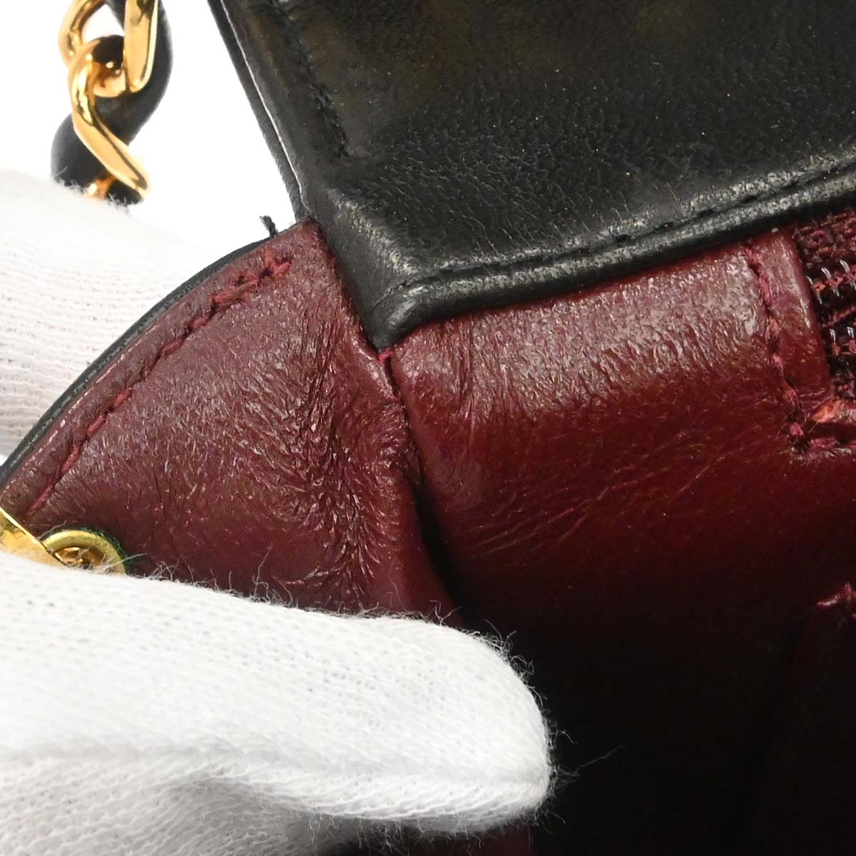 Chanel Black Lambskin Medium Diana Shoulder Bag