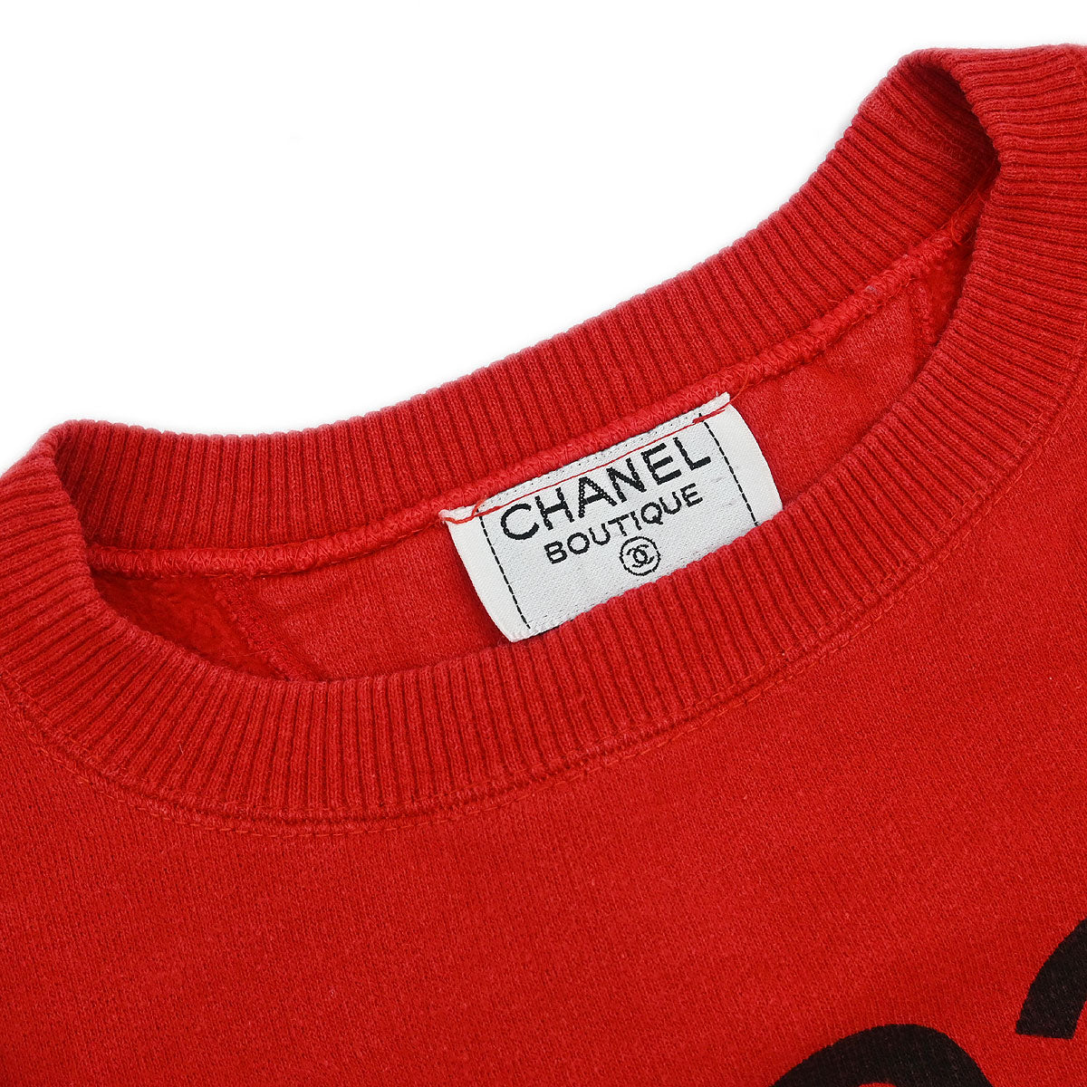 Chanel Long Sleeve Top Sweater Red