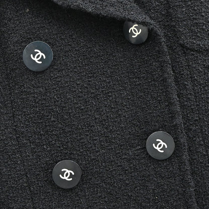 Chanel 1995 Setup Suit Jacket Skirt Black #42
