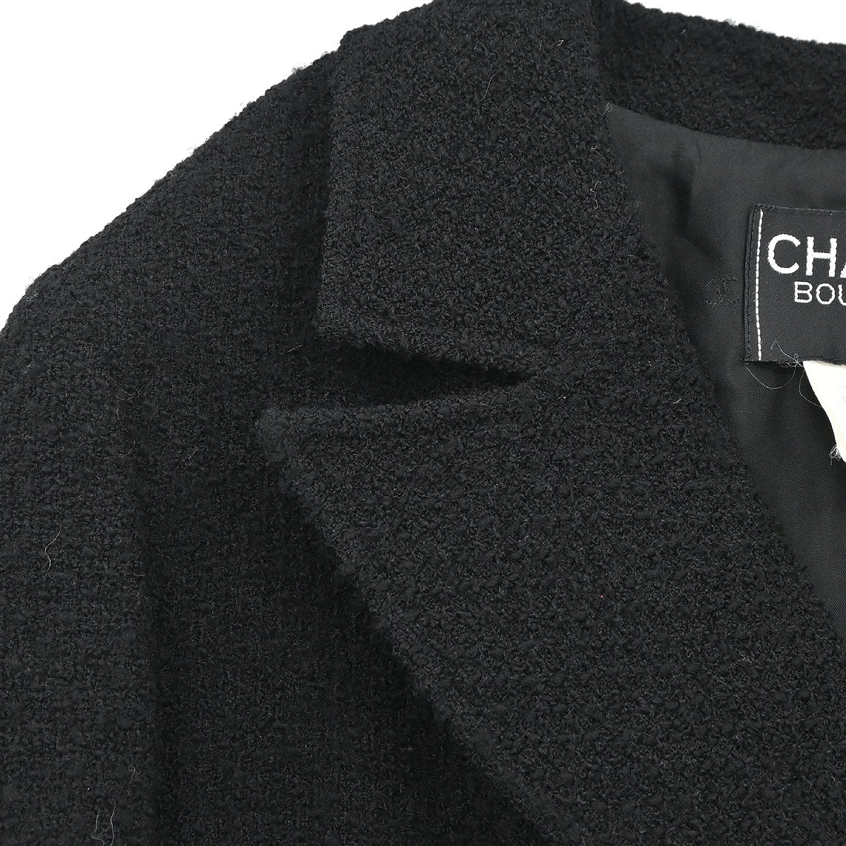 Chanel 1995 Setup Suit Jacket Skirt Black #42