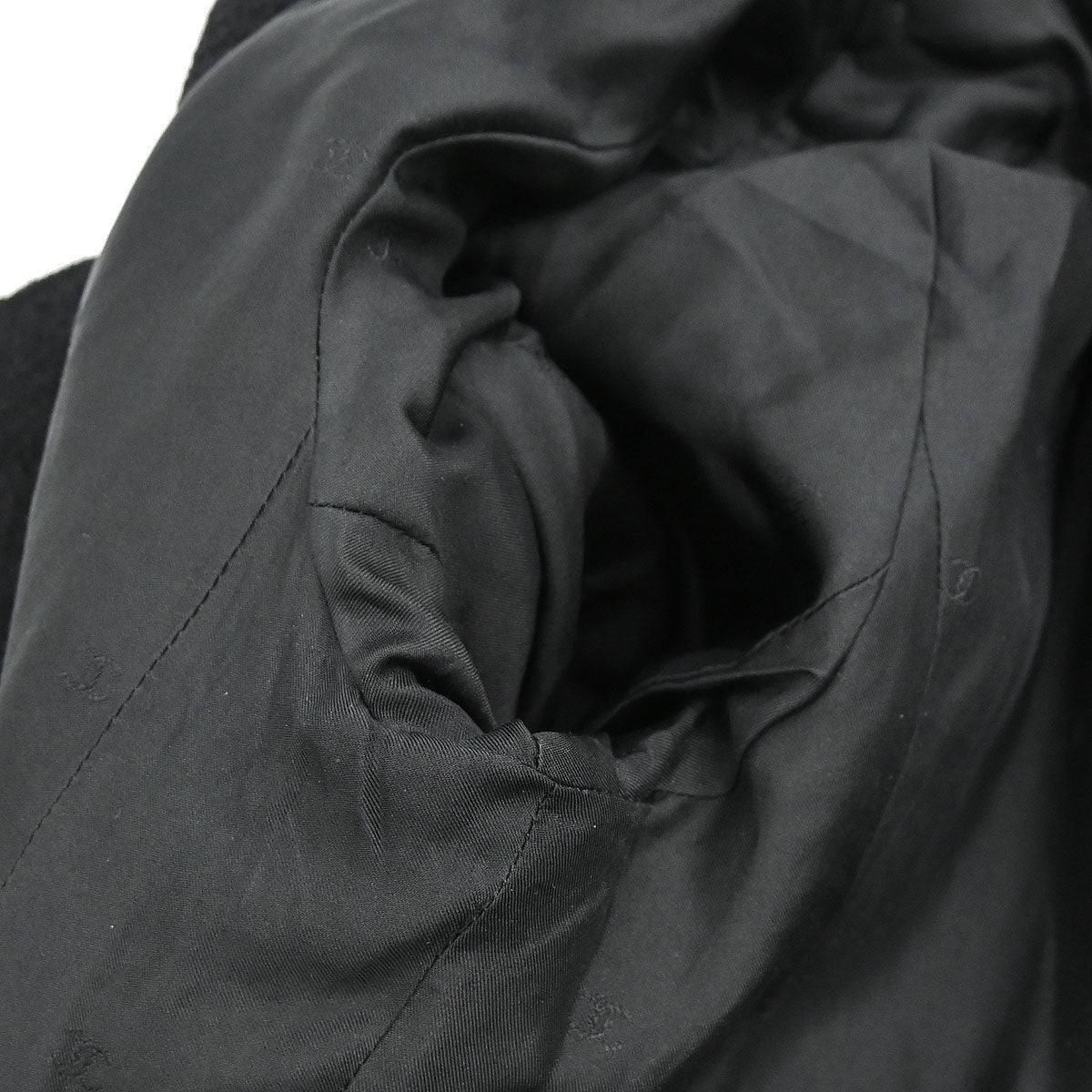 Chanel 1995 Setup Suit Jacket Skirt Black #42