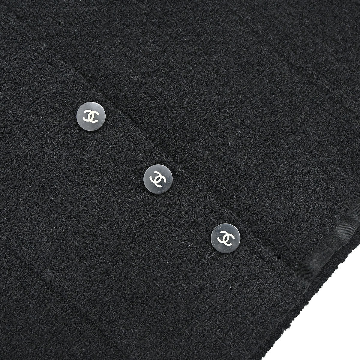 Chanel 1995 Setup Suit Jacket Skirt Black #42