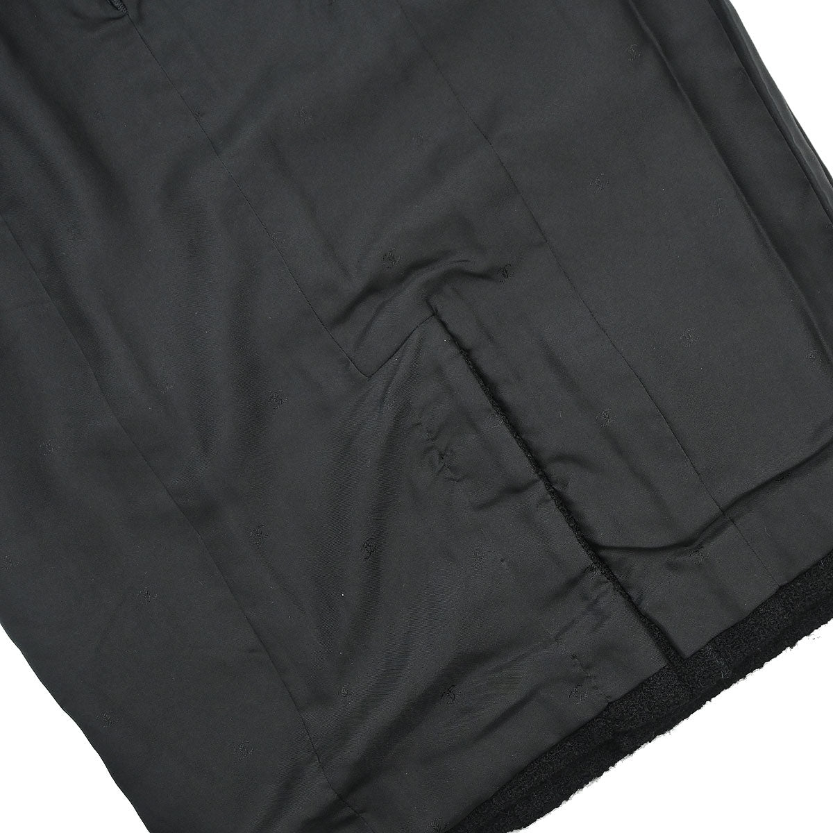 Chanel 1995 Setup Suit Jacket Skirt Black #42