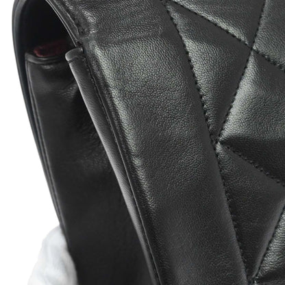 Chanel 1994-1996 Black Lambskin Small Diana Shoulder Bag