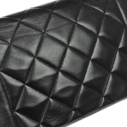 Chanel 1994-1996 Black Lambskin Small Diana Shoulder Bag
