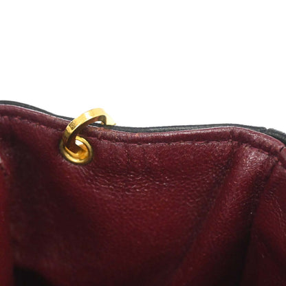 Chanel 1994-1996 Black Lambskin Small Diana Shoulder Bag