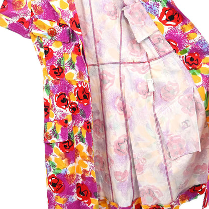Chanel 1997 Short Sleeve Dress Purple #40