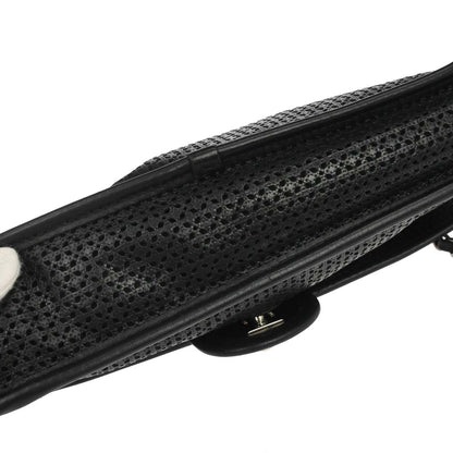 Chanel 2014-2015 Black Perforated Calfskin Up in the Air Shoulder Bag