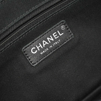Chanel 2014-2015 Black Perforated Calfskin Up in the Air Shoulder Bag