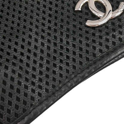 Chanel 2013-2014 Black Perforated Calfskin Up in the Air Tote Shoulder Bag