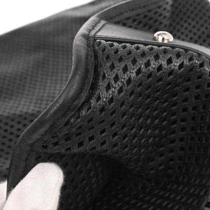 Chanel 2013-2014 Black Perforated Calfskin Up in the Air Tote Shoulder Bag